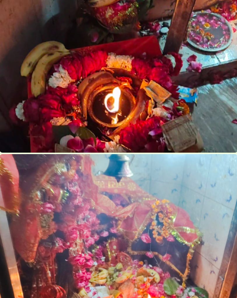 ज्वाला देवी की पावन जोत से आलोकित हुआ बगिया वाली काली माता मंदिर